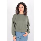 BUSEM Kadın Haki Sweatshirt, S Beden