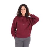 BUSEM Kadın Kapüşonlu Sweatshirt, Bordo, S Beden