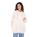 BUSEM Kadın Kapüşonlu Sweatshirt, Taş, XS-S