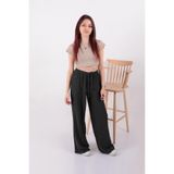 BUSEM Kadın Oversize Pantolon, Antrasit, 38 Beden