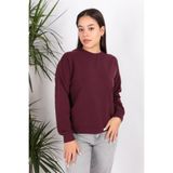 BUSEM Kadın Sweatshirt, Bordo, L Beden