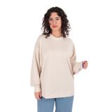 BUSEM Kadın Sweatshirt, Taş Renk, S-M Beden