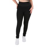BUSEM Kadın Yüksek Bel Slim Fit Tayt, Siyah, 36