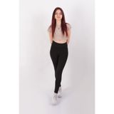BUSEM Kadın Yüksek Bel Slim Fit Tayt, Siyah, 38