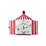Busenkel Çocuk Odası Minderi Beyaz-Kırmızı Renk 48X37 Cm Temalı