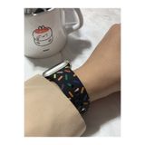 Bushco Store Forsis Aksesuar Apple Watch Siyah Color Silikon Band 42-44-45-49 Mm