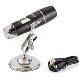 Bushman 1000X 2MP Dijital Taşınabilir Standlı 8 Ledli Usb Mikroskop