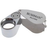 Bushman 40X25 mm Özel Kutulu LED ve Uv Işıklı Lup Büyüteç