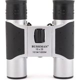 Bushman Point 10x25 Çift Gözlü Siyah Dürbün