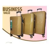 BUSINESS- GOLD 3 LÜ SET VALİZ