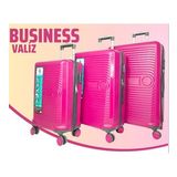 BUSINESS- GÜLKURUSU 3 LÜ SET VALİZ