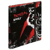 Busquets Bestial Wolf Kareli A4 120 Sayfalı 4 Telli Lastikli Klasör 2001005370