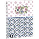 Busquets Cool Nature Çizgili A4 80 Yaprak Spiralli Defter