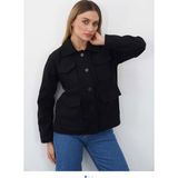 Büşra butik2025 Kaşe Mont - 38 - Siyah