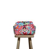 BUSRAKAZANCDESİGN Frida Kahlo Desenli Gizli Burslu Portföy Clutch Çanta