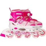 Busso Raider Alüminyum Paten 39-42 Beden Pembe Renkli Silikon Tekerlekler ile Güvenli Kayma YX-0151P-07 - 39 - 42
