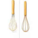 Busstier 3’Lü Silikon Mutfak Seti Bambu Saplı Fırça Spatula Çırpıcı Isıya Dayanıklı Yapışmaz Hamur Karıştırıcı Çırpıcı Set Ergonomik Ahşap Saplı Mutfak Gereçleri Kolay Temizlenebilir Pişirme