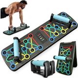Busstier Çok Fonksiyonlu Katlanabilir Şınav Tahtası - Fitness ve Kondisyon İçin Dayanıklı Spor Platformu, Kolay Taşınabilir Şınav Aleti