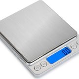 Busstier Dijital Mutfak Terazisi 3 Kg 0.1 G Hassasiyet Metal Platformlu Premium Terazi, Şık ve Dayanıklı Tasarım