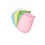 Busstier Ele Geçmeli Banyo Kesesi Yumuşak İpek Vücut Lifi, Gözenek Açıcı Ölü Deri Sökücü Kese, Kir Çıkarıcı Hamam Kesesi, Cilt Yenileyici Peeling Etkili Duş Eldiveni, Batık ve Çilek Bacak Görünümü Kar