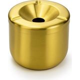 Busstier Gold Metal Kapaklı Küllük, Portatif ve Modern Tasarım Kül Tablası, Araç İçin Uygun Rüzgar Geçirmez Küllük, Lüks Altın Rengi Masaüstü Kül Tepsisi, Kolay Temizlenir Dış Mekan Küllüğü