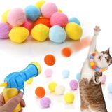 Busstier Interaktif Kedi Oyun Tabancası - Peluş Toplarla Eğlenceli Oyun Zamanı + Ekstra Peluş Toplar