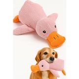 Busstier Köpek Oyuncağı Ördek Şekilli Peluş Sesli ve Hışırtılı Dayanıklı Çiğneme ve I - 0 - 19 lt - Çok Renkli