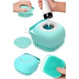 Busstier Şampuan Hazneli Silikon Banyo Lifi Peeling Etkili Masaj Fırçası Derinlemesine Temizlik Ve Ö