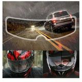 Busstier Sis ve Yağmur İçin Motosiklet Kaskı Buğu Önleyici Film, Şeffaf ve Su Geçirmez, Kolay Uygulama, Kask Kalkanı Koruyucu, Yüksek Görüş Netliği, Dayanıklı ve Uzun Ömürlü Tasarım
