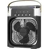 Busstier Soğuk Buharlı Masaüstü Sulu Vantilatör Mini Hava Soğutucu Fan Su Hazneli Taşınabilir Kişisel Klima Sessiz USB Ofis Ev Oda Kullanımına Uygun