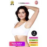 #Büstiyer Dikişsiz Seamless Kadın Esnek Yumuşak Kumaş Kalın Askılı Pedli Spor Büstiyer - 1 Adet