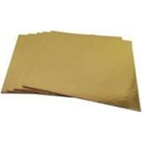 Butedo Gold Pasta Altlığı Kare Mukavva Altlık 10 x 10 cm 10 Adet