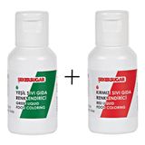 Butedo Sıvı Gıda Boyası - 20ML - Yeşil ve Kırmızı