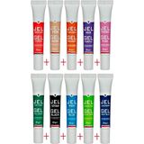 Butedo Tüp Jel Gıda Boyası - 20 gr - 10 Renk Birlikte-