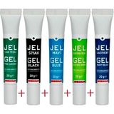 Butedo Tüp Jel Gıda Boyası - 20 gr - Çyeşil-Siyah-Mavi-Yeşil-Lacivert