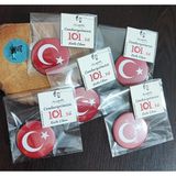 Butenin Atölyesi 29 Ekim, Türk Bayrağı, 10 Adet, 44 mm Buton Rozet