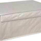 Buti Kapaklı Çok Amaçlı Çamaşır-Saklama-Düzenleme Hurç, Kutu Kahverengi - 50x40x19 - 19945