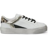 Butigo 26K-136 Beyaz Kadın Sneaker - Beyaz - Altın