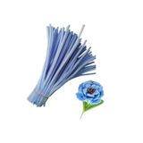 Butik 25 Adet Açık Mavi Şönil, Çiçek Yapımına Uygun Tüylü Tel, 30 Cm 6 Mm