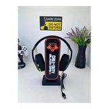 Butik 3D Baskı Call Of Duty Black Ops 6 Tasarımlı Ledli Kulaklık Tutucu