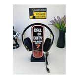 Butik 3D Baskı Call Of Duty Black Ops 7 Tasarımlı Ledli Kulaklık Tutucu