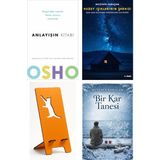 Butik Anlayışın Kitabı - Osho + Kuzey Işıklarının Şarkısı + Telefon Tutucu + Bir Kar Tanesi
