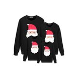 BUTİK AYVİTRİN Aile Noel Yılbaşı Baskılı Sweatshirt İki İplik Tek Fiyatıdır