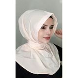 Butik Ayvitrin Kadın Tesettür Çıt Çıtlı Krep Şal Bone Somon