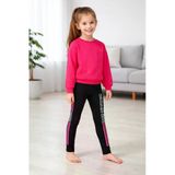 Butik Ayvitrin Kız Çocuk Şardonlu Tayt Siyah