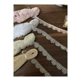 Butik Bridal Klasik Güpür Dantel 9 Metre Zarif Gelinlik Danteli Nikah Abiye Elbise Kenar Süsü