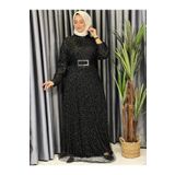 Butik büyük beden Lüx Tül Kloş Elbise