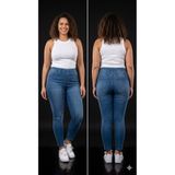 Butik BÜYÜK BEDEN YÜKSEK BEL KOT TAYT PANTOLON LİGRALI