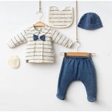 Butik Erkek Bebek %100 Pamuklu Alt - Üst 5'li Hastane Çıkışı Yeni Doğan Set - 0 - 3 Ay - Yeşil
