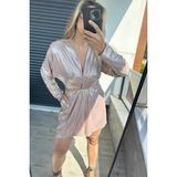Butik Exvoto Şort Tulum Jakar - Pembe - 36